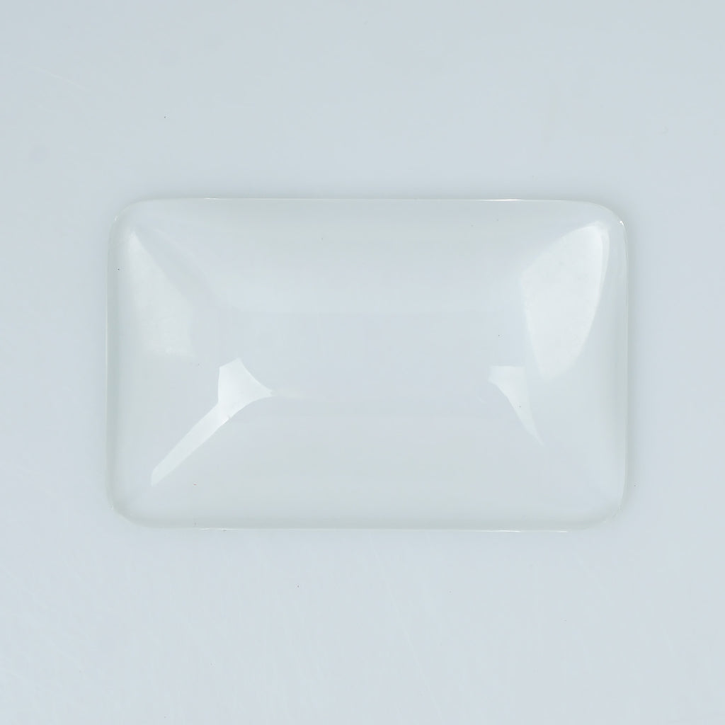 35*55mm Clear Rectangle Glass Dome Glass Cabochon Photo Glass Tile DIY Fridge Magnet 6pcs 10358050