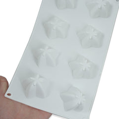 8-Cavity 3D Carambola Shape Silicone Mold for Cake Decoration DIY Pastry Dessert Chocolate Mould Cake Pudding Mold 1pc 10360950