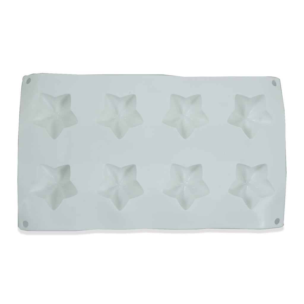 8-Cavity 3D Carambola Shape Silicone Mold for Cake Decoration DIY Pastry Dessert Chocolate Mould Cake Pudding Mold 1pc 10360950