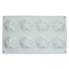 8-Cavity 3D Carambola Shape Silicone Mold for Cake Decoration DIY Pastry Dessert Chocolate Mould Cake Pudding Mold 1pc 10360950