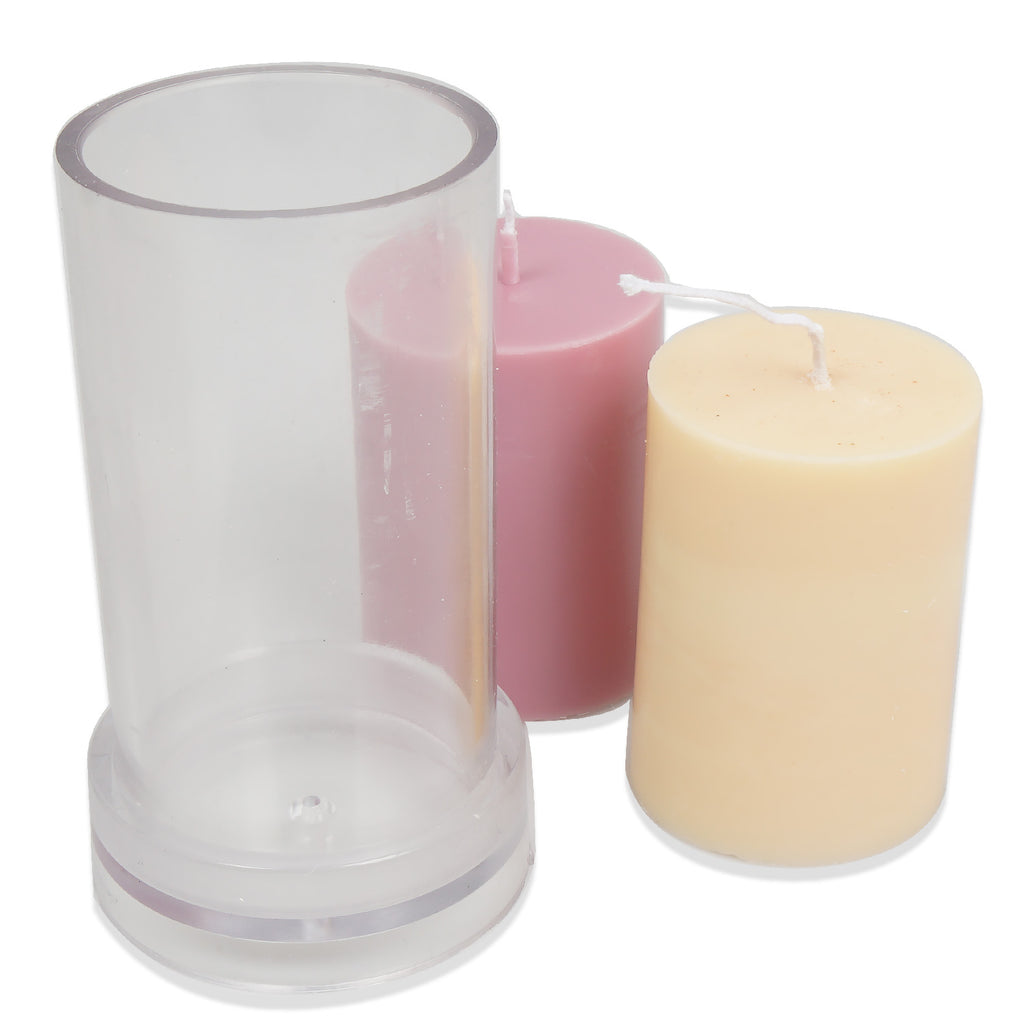 DIY Plastic Pillar Candle Molds 