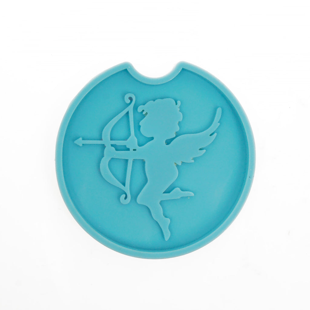 1 piece Silicone Coaster Mold Cupid Pattern Coaster Molds DIY Hand Craft Gift 10364151