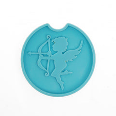 1 piece Silicone Coaster Mold Cupid Pattern Coaster Molds DIY Hand Craft Gift 10364151