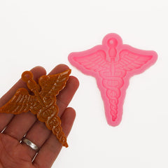 1 Piece Silicone Angel Mold With Keychain Hole DIY Resin Snake Keychain DIY Handmade Gift 10364950