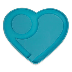 1pc Silicone Heart Tray Mold Heart Shape Makeup Plate Mold DIY Resin Tray Mold 10365650
