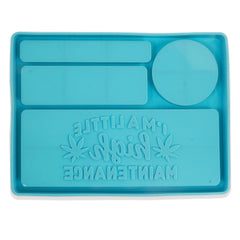 1pc Silicone Rectangle Tray Mold Large Makeup Plate Mold DIY Makeup Tray 10365750