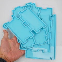 1pc Silicone Rectangle Tray Mold Large Makeup Plate Mold DIY Makeup Tray 10365750