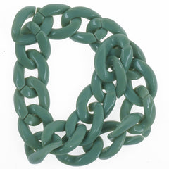 17*23mm Open Acrylic Link Kawaii Chunky Link Piece Pick a Color DIY Jewelry Making Chain 20pcs 103758