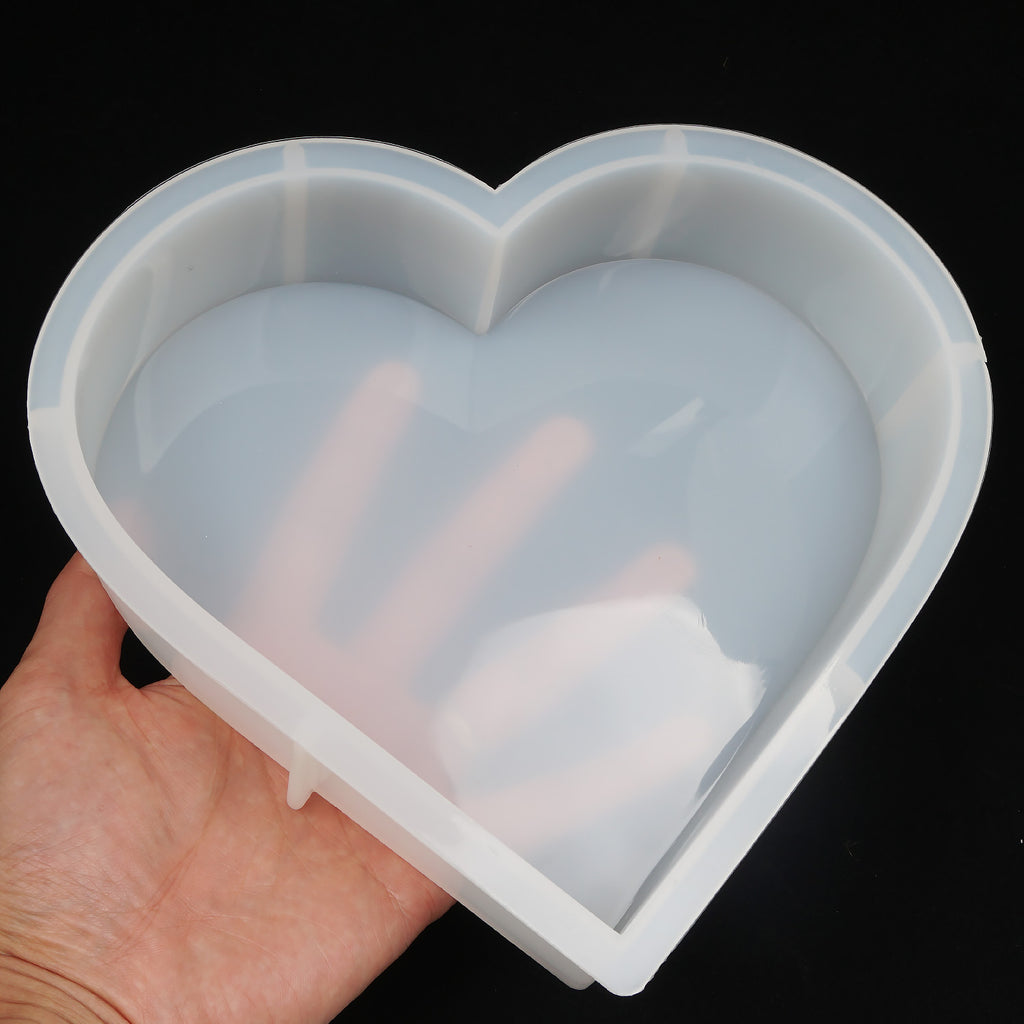 3 Pcs Large Resin Mold, LEOBRO Flexible Silicone Molds, Include Round,  Rectangle, Heart Shaped C - Bakeware - Chicago, Illinois