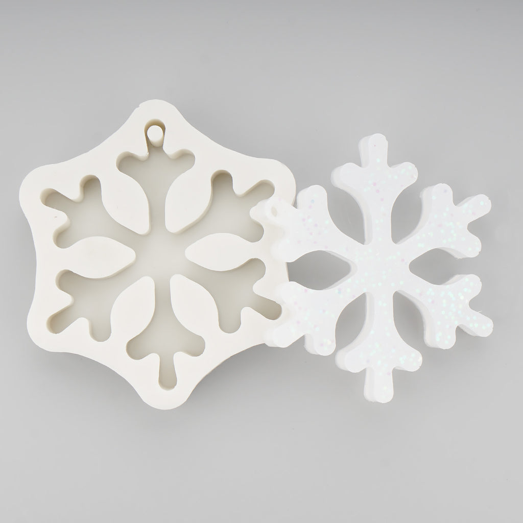 1 PCS Silicone 2D Snowflake Car Aroma Mold/ Plaster Mold/ DIY Candle Mold Candle Craft 10397251