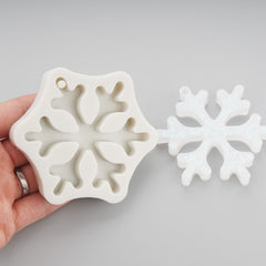 1 PCS Silicone 2D Snowflake Car Aroma Mold/ Plaster Mold/ DIY Candle Mold Candle Craft 10397251
