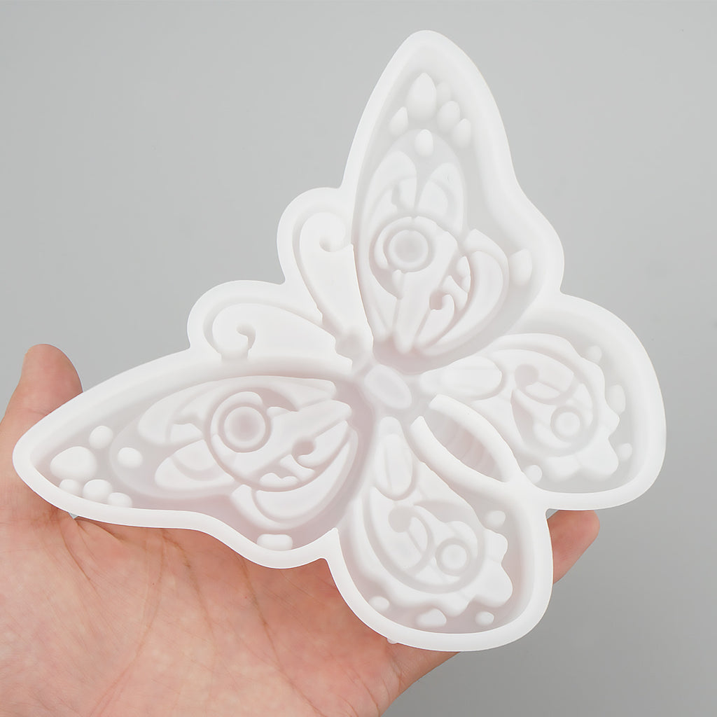 Four Butterfly Silicone Mold 3mm/0.12 Thickness High Quality Silicone Mold  Silicone Mold for Resin Art Cute Silicone Mold Handmade 