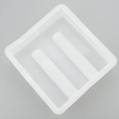 Decorative with 2 Test Tubes Vase Silicone Mould, Circular Design Vase Mould, Silicone Mould, Resin Crafts, flower holder mold