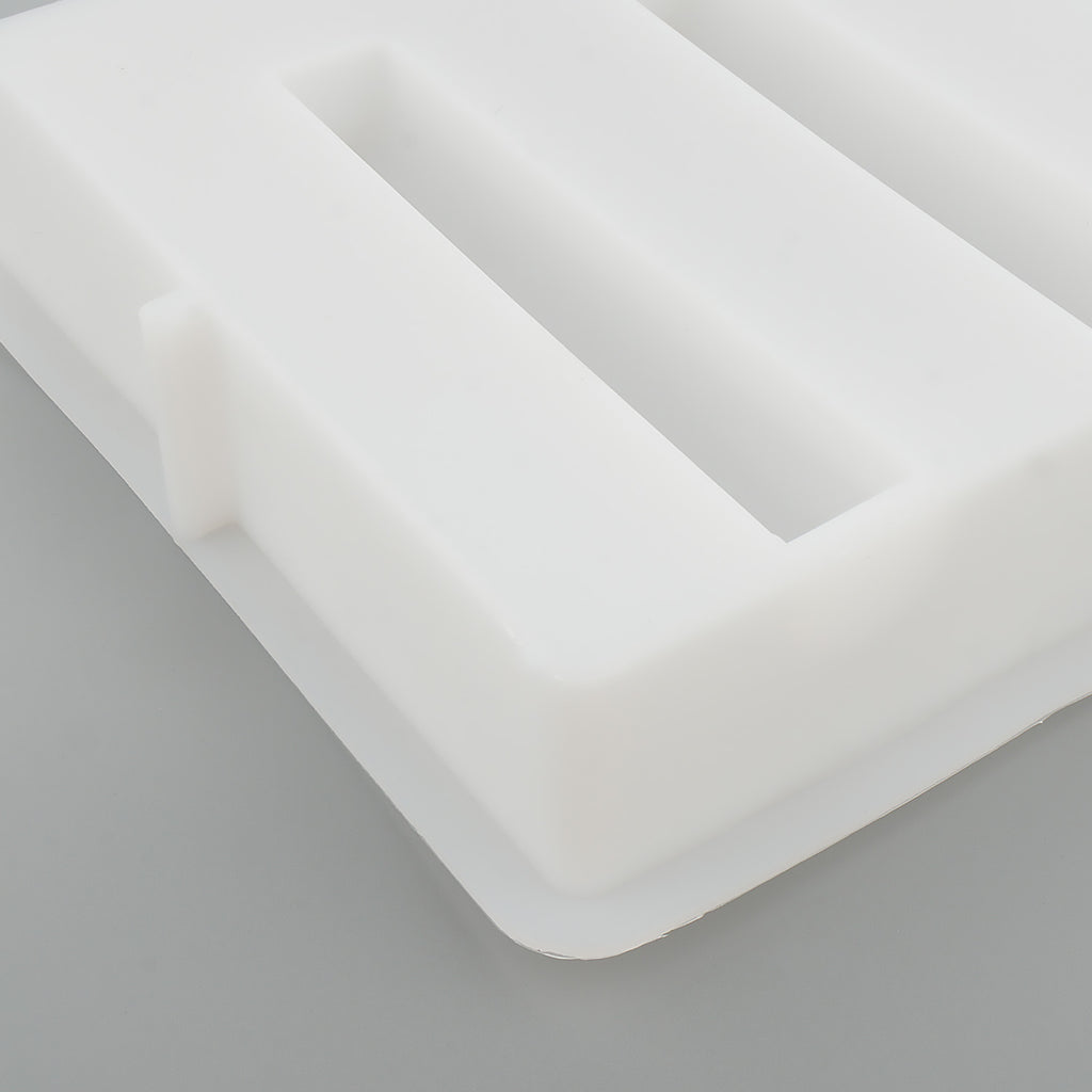 Decorative with 2 Test Tubes Vase Silicone Mould, Circular Design Vase Mould, Silicone Mould, Resin Crafts, flower holder mold