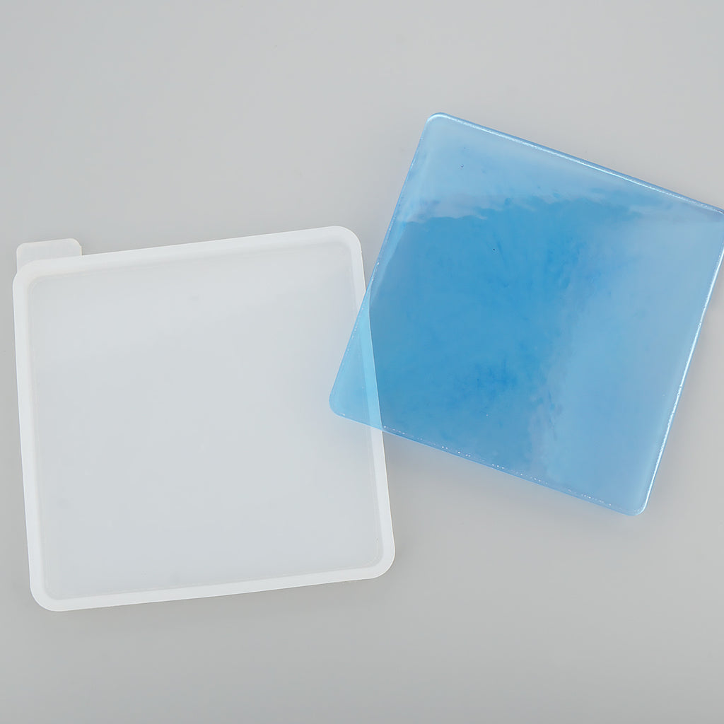 Holographic Light Shadow Coaster Silicone mold, Epoxy Resin Geode