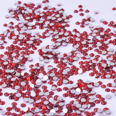 SS3 1440PCS Dark Red  Non Hot Fix Crystal, Flat Back 3D Rhinestones DIY Phone case Nail art design deco supplies