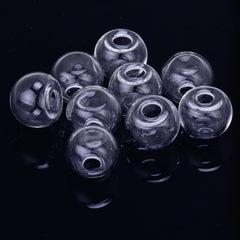 Glass bottles wishing necklace earrings Accessories 10*7mm glass Vials 2.5mm Aperture size 20pcs 10166050