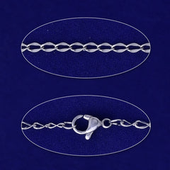 0.4*0.2mm link Stainless Steel Chain with Lobster Clasp necklace chain Custom handMade 20