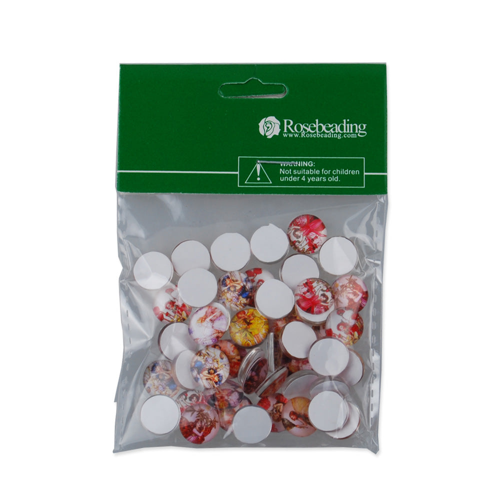 12MM Round colorful glass cabochons with mixed angel girl,Photo glass cabochons,flat back,thickness 4.5mm,50 pieces/lot