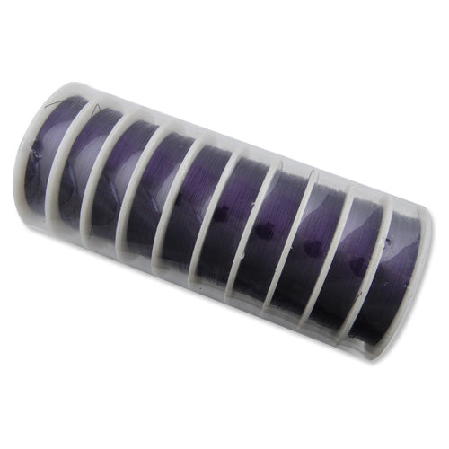 0.3MM Thick Purple Coated Soft Copper Wire,about 23M/25yds per Roll,28Gauge,Sold 10 Rolls Per Lot