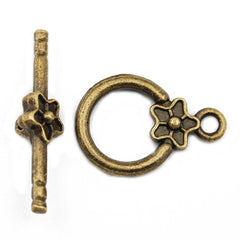 Casting Toggle Clasp,Anqitue Bronze plated,14MM*26MM,Sold 200 sets per pkg