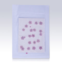 20pcs Dried Real Pressed Flower Stickers dyed pressed flower for phone case