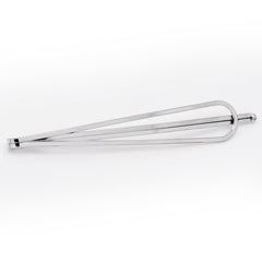 70 * 10mm Geometric word folder hairpin lace base,Snap Hair Clips in Imitation Rhodium,Metal,20pcs/lot