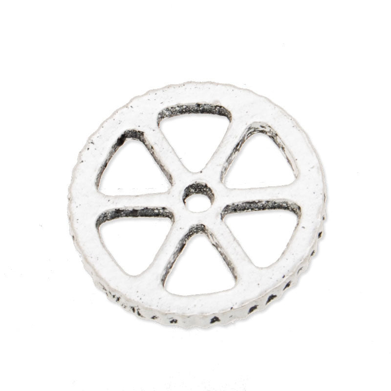 20PCS 15mm Antique Silver Metal Steampunk, Gear Charms Connector for Gear Jewelry