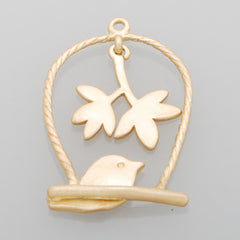 2013-2014 Fashion 29*19MM lovely modern charms,Birdcage,Matte Gold,suit for necklace/bracelet/earring ect,sold 10pcs per pkg
