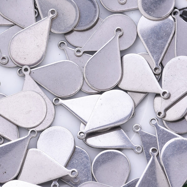 Pendant Blank Stainless Steel Jewelry Tags 10 Pack Sbb0084 Rose Wholesale Jewelry Website Rose Unisex