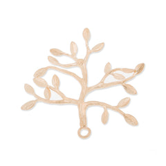 38x39mm Tree,Matte Golden finished,1 loop,charm for for necklace/ear,Brass filled,sold 11pcs/lot