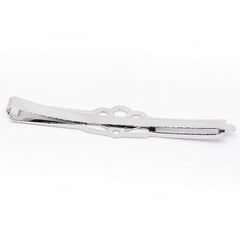66*14mm Imitation Rhodium Geometry Word Folder, Sector Hair Clips Base,Blank hairpin,Bobby Pin Base,Metal,20pcs/lot