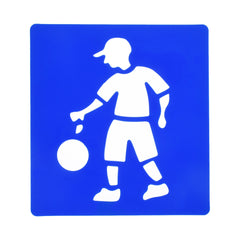 tibetara About 14*15cm Children's sportsman Stencils bullet journal accessories Drawing Stencil template 6 each/lot