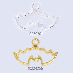 29*19*3mm Zinc alloy Bat Open Back Pendant Resin Pendant Frame Jewelry Findings 10pcs