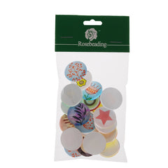 25MM Round Pattern flat-back Glass cabochon,one style multi photos,cute photo,20 pieces/lot