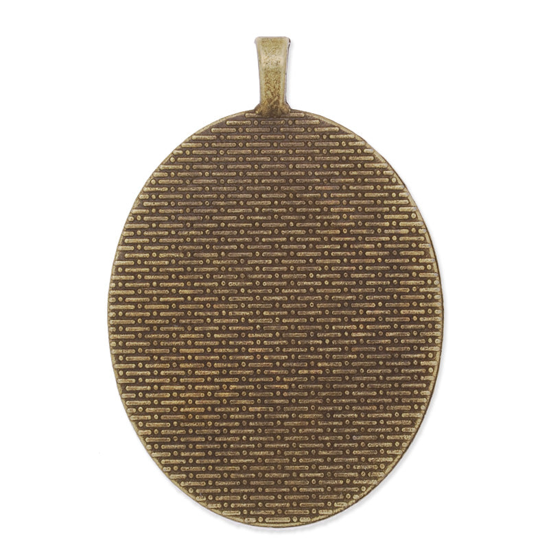 30x40mm Oval pendant tray,Zinc alloy filled,Antique Bronze plated,20pcs/lot
