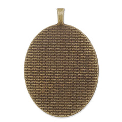 30x40mm Oval pendant tray,Zinc alloy filled,Antique Bronze plated,20pcs/lot