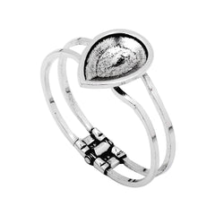 30*20mm (in size)  New arrived Antique Silver openable Bracelet Setting With Drop blank Bezels fits Swarovski 4327,Cuff,Zinc Alloy filled,5pieces/lot