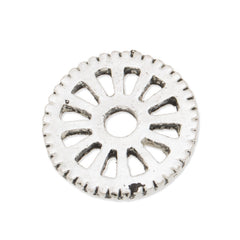 20PCS 15mm Antique Silver Metal Steampunk, Gear Charms Connector for Gear Jewelry