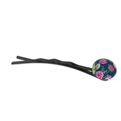 42mm Metal Hair Pins with 8mm round Glue Pad in black,50 picecs/lot