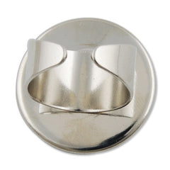 25mm Round Adjustable Shallow bottom Imitation Rhodium plated Ring Base Setting Pendants With 25 MM round Pad,Sold 20PCS Per Package