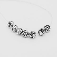 7.5mm Tibetan Beads,Euro Style Beads,Diy Jewelry Buddhism Beads,Large Hole Spacer beads,Thickness 7mm,Sold 50pcs/lot