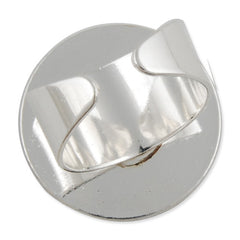 25MM/1 Inch Silver Plated Adjustable Ring Blanks Base With Pad,fit 25mm glass cabochon,Sold 20PCS Per Package