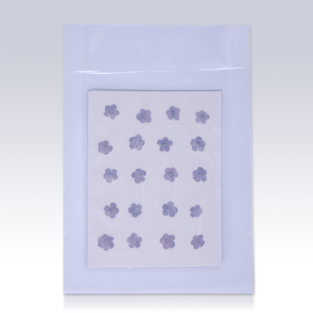 20pcs Dried Real Pressed Flower Stickers dyed pressed flower for phone case