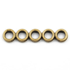 Casting Design Connectors,Antique Bronze Plated,30*6MM,Sold 200 pcs per pkg