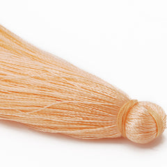 8cm Silky Tassels,Korea Handmade Long Jewelry Tassels,Rubber Pink Quality Necklace Tassels, 20pcs/lot