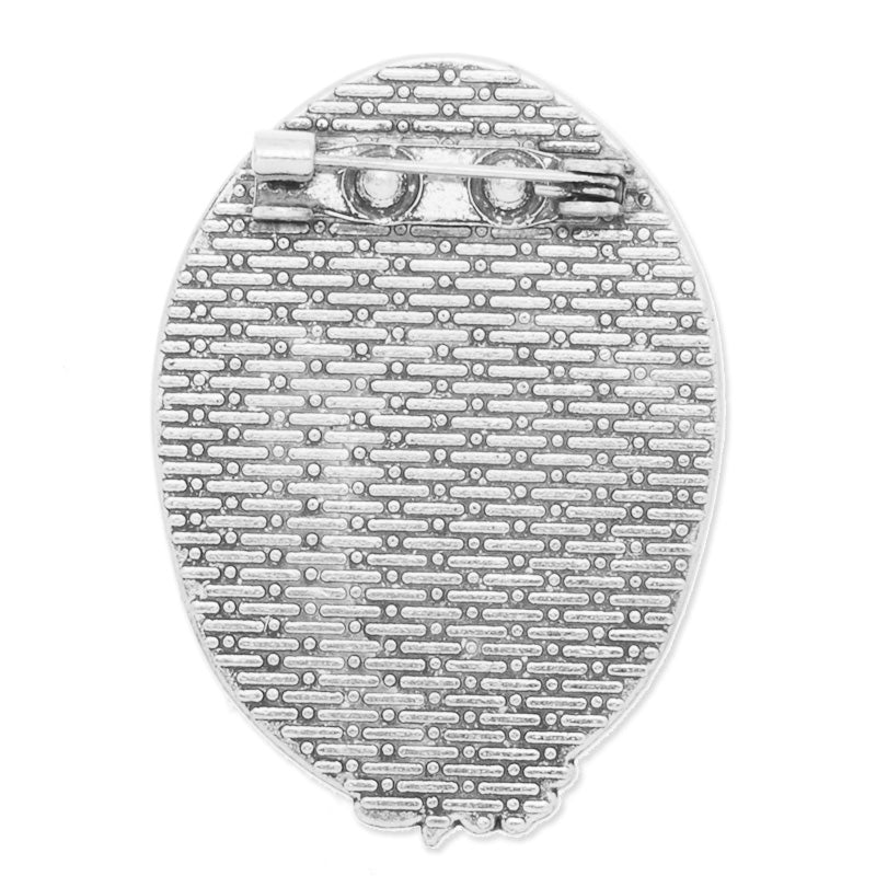 20x30mm anqitue silver plated oval brooch blank,brooch bezel,arabesquitic around,zinc alloy,lead and nickle free,sold by 10pcs/lot