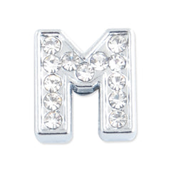 12.5*11.5*5 MM Clear Crystal Rhinestone Letter 