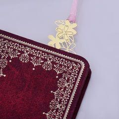 About 45*43mm Personalized Brass Bookmark Gift for Romance Readers cherry blossoms shape Bookmarks 4pcs