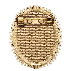 18x25mm anqitue gold plated oval brooch blank,brooch bezel,sunshine shape,zinc alloy,lead and nickle free,sold by 10pcs/lot